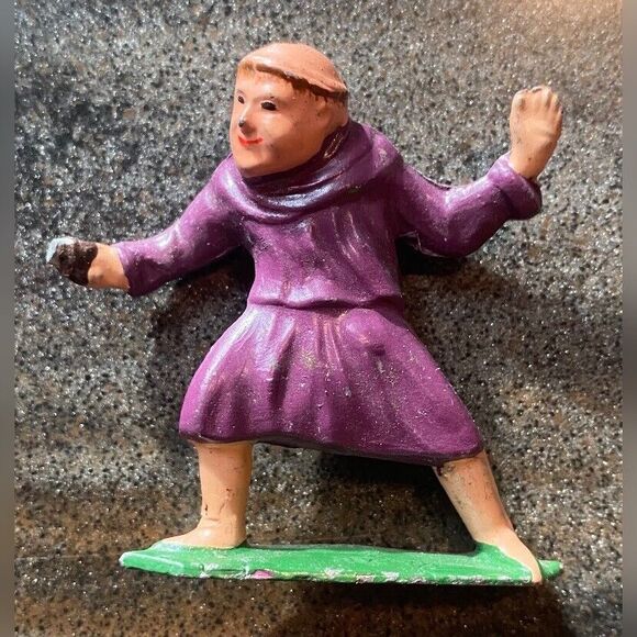 Lot 7 Robin Hood Friar Tuck Knights Cast Lead Figures Manoil Rare 1940/50 - Picture 4 of 16